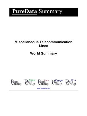 cover image of Miscellaneous Telecommunication Lines World Summary